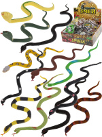 Змеи - 2 тянучка 22см микс мягкая