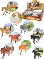 Лошадь 0.8*6.2*6.4 см пластик