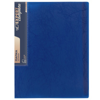Папка А4 2 кольца 25 мм 0,8 мм Expert волокно Синий