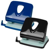 Дырокол 30 лист металл с линейкой Expert