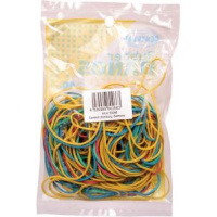 Резинка банковская цветная 100 гр d80мм 