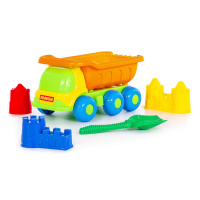 Набор песочный №367 самосвал + лопата №6 + 3 формочки