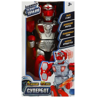 Робот супербот свет/звук движение 18*33*10,5см технодрайв 359018