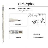 Карандаш авто 2.0мм FunGraphix Artist цанговый с точилкой 