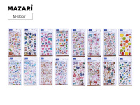 Наклейки ПВХ Ассорти 9,5*20,5см  М-8657