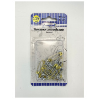 Булавка английская 48 шт 30 мм Микс золото, серебро LMZP-UH1-SFPN-BL48