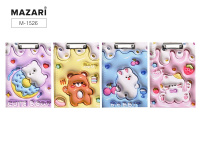 Планшет А4 вертик Cute 3D с линейкой M-1526