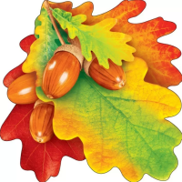 Украшение Дубовые листья 150*150 мм 88.622