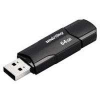 Флэш-диск 64GB Smartbuy CLUE Black