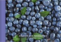 Альбом для рисования 30 л А4 склейка Голубика 120г/м2 А2Л302299