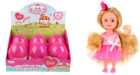 Кукла 12см Машенька в модной одежде в яйце карапуз 279071