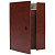 Планшет-папка А5 вертик пвх клапан-липучка 175Х230 коричневый