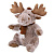 Мягкая игрушка Олень в шарфике 28см