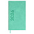Еженедельник 2026г 85*145мм 64 л Лозанж мятный кожзам 70362